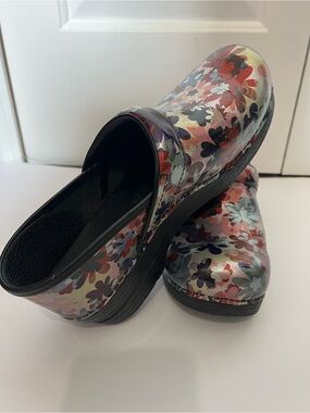 Dansko Floral Multicolor Clogs